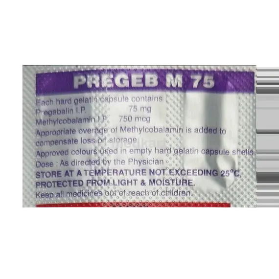 pregeb m 75mg capsule 15's